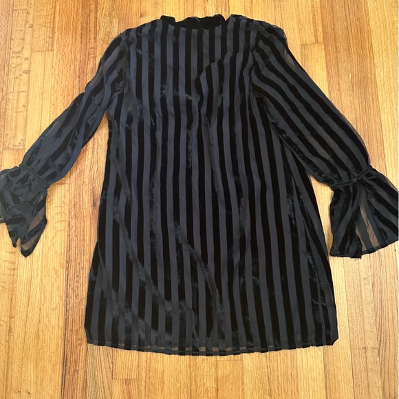 REVOLVE XS Mini Dress House of Harlow 1960 Multi Stripe WovenVelvet Stripes(T) - Picture 3 of 15